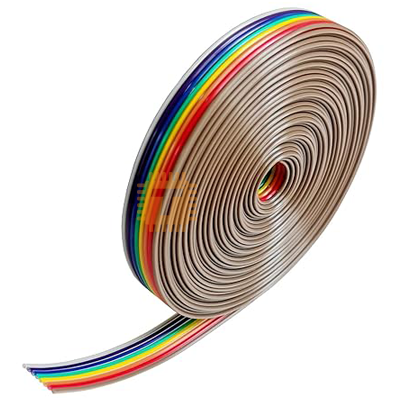 8 Core Multi Colour IDC Flat Wire Ribbon 60m Full Roll (TA0216)