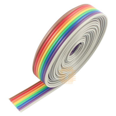 8 Core Multi Colour IDC Flat Wire Ribbon per Meter (TA1158)