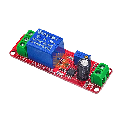 Adjustable Delay Timer Monostable Switch 12VDC 10A Relay Module with NE555 Oscillator (MD0800)