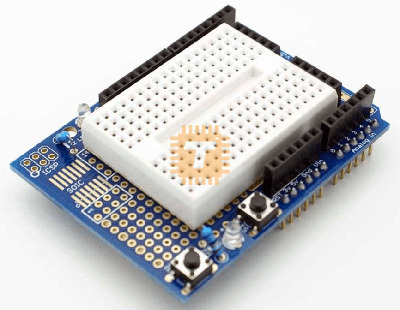 Arduino UNO R3 Proto Shield Kit with Mini Breadboard (MD0673)