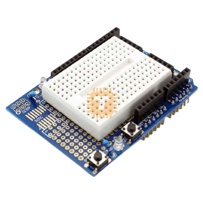 Arduino UNO R3 Proto Shield Kit with Mini Breadboard (MD0673)