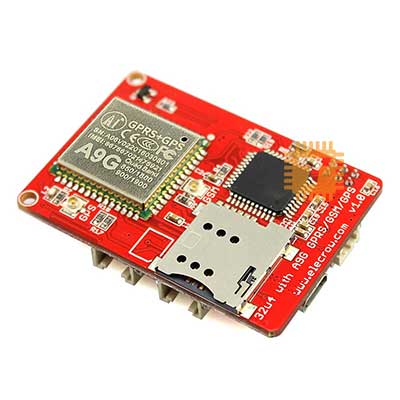 ATMega32U4 Development Board with A9G GPS GSM Module (MD0427)