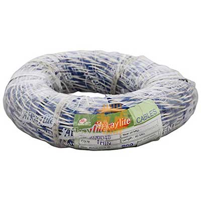 Blue-Brown Twisted Twin TT Cable Full Roll 100m (TA0270)