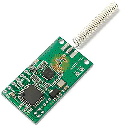 CC1101 Wireless Transceiver Module with Spring Antenna 433MHZ RS232 RF (MD0633)