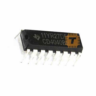 CD4040BE 12-Stage Ripple-Carry Binary Counter/Divider (IC0230)