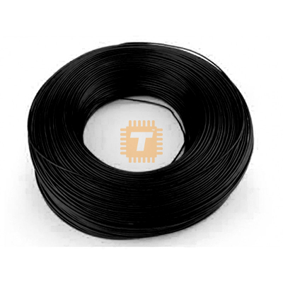 Circuit Wire Black Per Meter (24AWG) (TA1176)