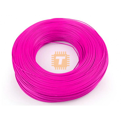 Circuit Wire Pink Per Meter (Tin Plated Copper - Good Quality) (TA0571)