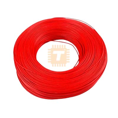 Circuit Wire Red 100m Full Role (Tin Plated Copper - Good Quality) (TA0556)