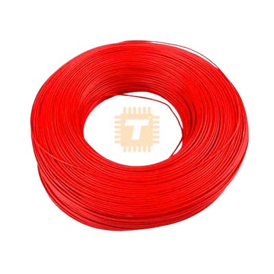 Circuit Wire Red Per Meter (Tin Plated Copper - Good Quality) (TA0564)