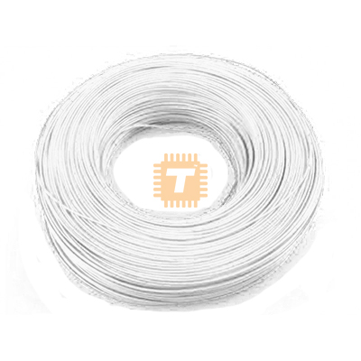 Circuit Wire White Per Meter (24AWG) (TA1175)