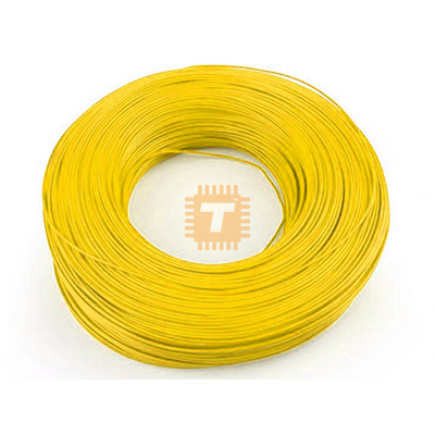 Circuit Wire Yellow 100m Full Role (Tin Plated Copper - Good Quality) (TA0560)