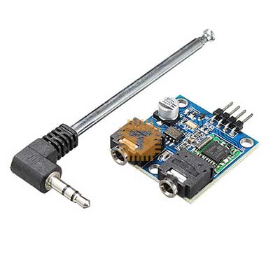 Complete TEA5767 FM Stereo Radio Module 76-108MHZ with Antenna (MD0319)