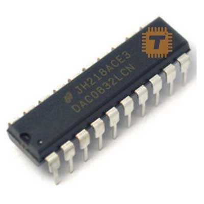 DAC0832LCN 8-Bit DAC Digital to Analog Converter (IC0090)