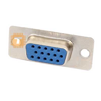 DB15 Female Socket D-Sub VGA 15-pin 3-row Solder Type (CN0032)