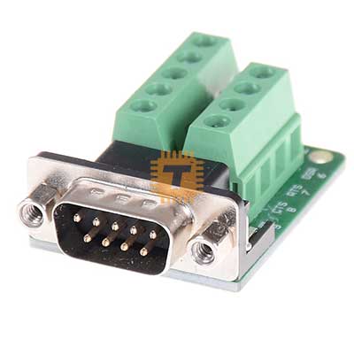 DB9-G6 RS232 Nut Type Connector 9Pin Male Adapter Terminal Module (MD0056)