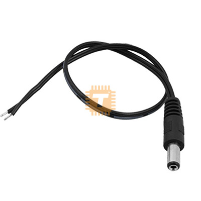 DC Jack Male Pigtail with wire 5.5x2.1mm CCTV (TA0177)