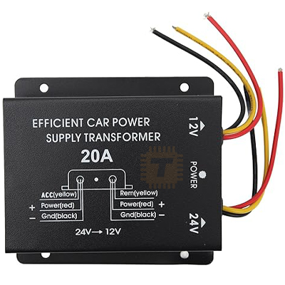 DC to DC 24V-12V 20A Step-Down Buck Converter (TA1402)
