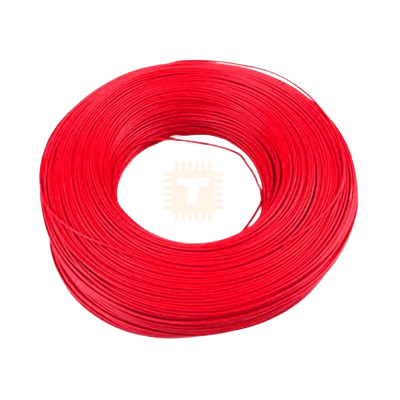 DE Circuit Wire Red Full Roll (100m) Radio Cable DW022 (TA1386)