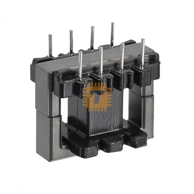 EE25 4+4pin PC40 Vertical Transformer Bobbin with 2 Ferrite Halves (TA1444)