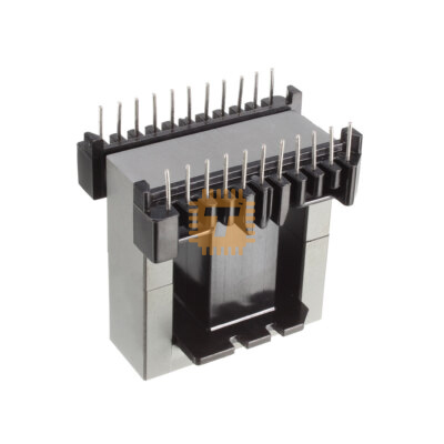 EE55 11+11pin PC40 Vertical Transformer Bobbin with 2 Ferrite Halves (TA1641)