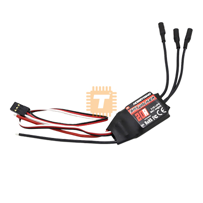 ESC 20A Electronic Speed Controller 5V 3A for 2-3S HOBBYWING SKYWALKER Original (MD0996)
