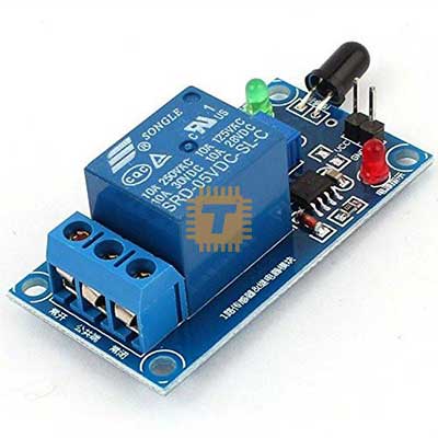 Flame Detector Alarm Relay Module Board 5VDC (MD0317)