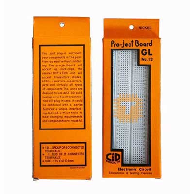 GL-12 Project Board Breadboard Solderless (TA0163)