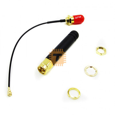 GSM Antenna with IPEX to SMA Cable (for SIM800L) (MD0579)