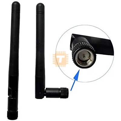 GSM GPRS 3G 4G Antenna 800 to 2170MHz 3dBi SMA plug (Used for Wifi routers) (MD0748)