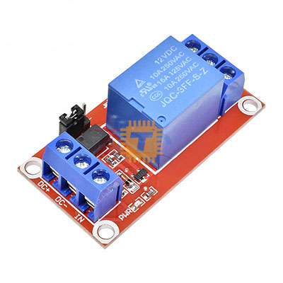 High-Low Trigger 12VDC 1 Way 1 Channel Relay Module With Coupling Protection (MD0566)