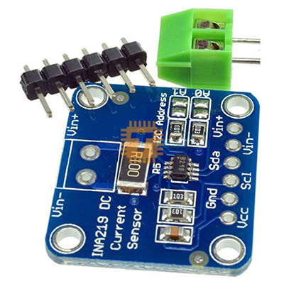 INA219 Current Monitor Voltage Sensor Module I2C 0-26V 3.2A Supply 3-5VDC (MD0475)
