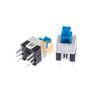 Interlocking Self Locking Switch 6-pin On/Off 7x7mm (BU0075)