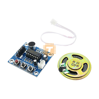 ISD1820-II Sound Voice Board Recording and Playback Module with 8ohm 0.5W Speaker (MD0803)