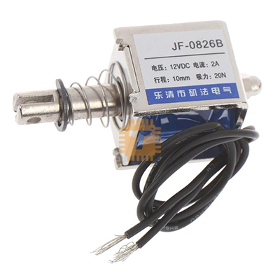 JF-0826B 12VDC 1A 20N/10mm Pull-Push-Type Solenoid Switch (RL0090)