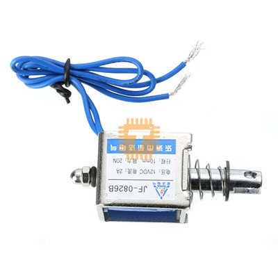 JF-0826B Pull-Push-Type Solenoid Switch 12VDC 350mA 20N/10mm (RL0023)