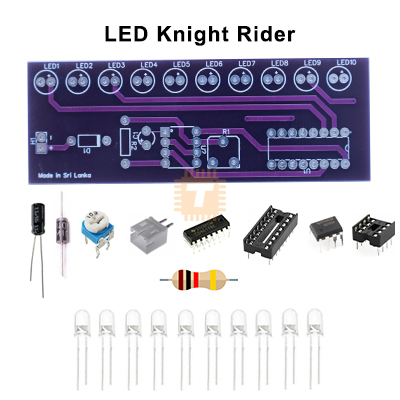 Knight Rider Circuit DIY (Made by Skytronic) (EL0006)