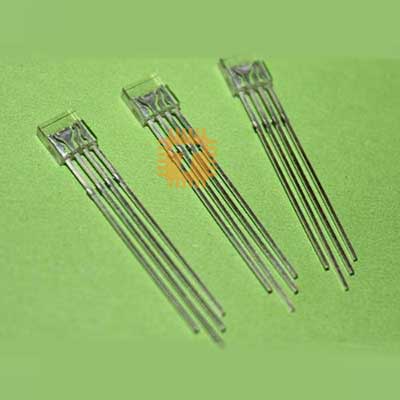 LED 2x5x5mm RGB Clear Common Anode (Rectangular) (LE0021)