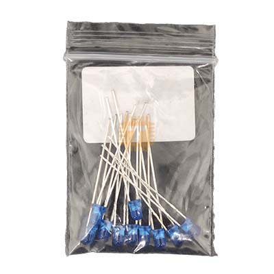 LED 3mm Blue Diffused Pack (Approx. 10pcs) (LP0003)