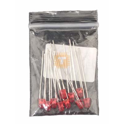 LED 3mm Red Diffused Pack (Approx. 10pcs) (LP0001)