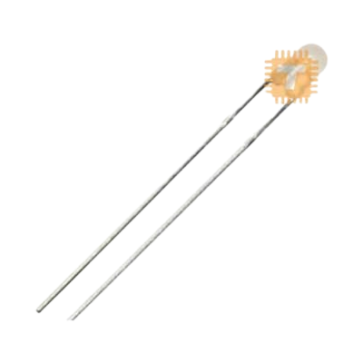 LED 4.8mm Oval White Clear (LE0056)