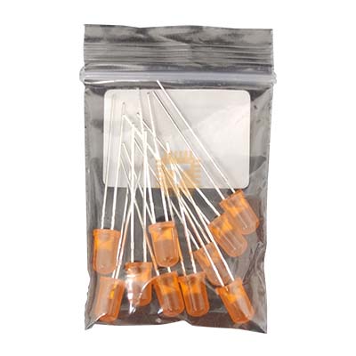 LED 5mm Orange Diffused Pack (Approx. 10pcs) (LQ0005)