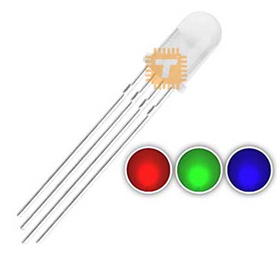 LED 5mm RGB Diffused Common Anode (Normal) (LE0016)