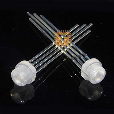 LED 5mm RGB Diffused Common Anode (Straw Hat) (LE0018)