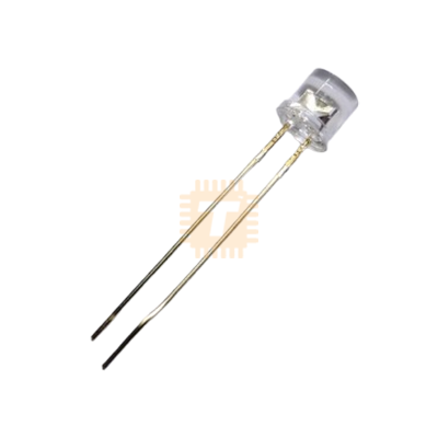 LED 5mm Warm White Flat Top (LE0083)