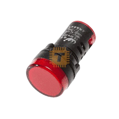 LED Indicator Big Red Panel Mount AD16-22DS (NL0010)