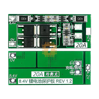 Li-ion 18650 2S 20A BMS Battery Protection Board 7.4V 8.4V (MD0909)