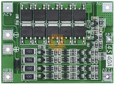 Li-ion 18650 4S 40A BMS Battery Protection Board 14.4V 14.8V 16.8V (MD0583)