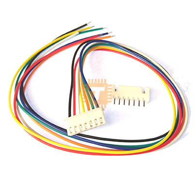 Long 7-Way PCB Mount Wire Clip with Socket (XH-6PX-300mm) (TA0520)