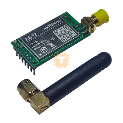 LoRa E32-TTL-100 Long Range Transceiver Module with Antenna (MD0650)