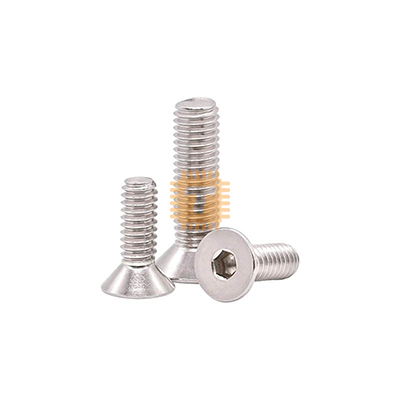 M5 25mm Stainless Steel Hex Flat Socket Head Countersunk Screw (TA1550)